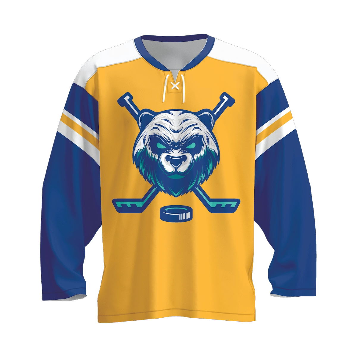 Lace-Up Hockey Jersey