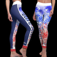 Thumbnail for Sporty Custom Full Sublimated Women's Leggings