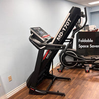 Thumbnail for Light Commercial Treadmill - Muscle D Fitness - LED Display - Heart Rate Monitor - Cup Holder - Adjustable Speed and Incline