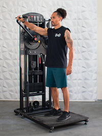 Thumbnail for Muscle-Flight Trainer - Muscle D Fitness - Heavy Base - Adjustable Height and Range of Motion - Selectorized