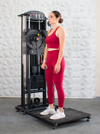 Thumbnail for Muscle-Flight Trainer - Muscle D Fitness - Heavy Base - Adjustable Height and Range of Motion - Selectorized