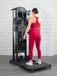 Thumbnail for Muscle-Flight Trainer - Muscle D Fitness - Heavy Base - Adjustable Height and Range of Motion - Selectorized