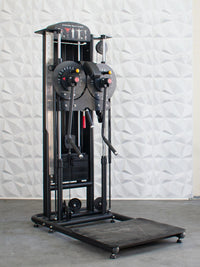 Thumbnail for Muscle-Flight Trainer - Muscle D Fitness - Heavy Base - Adjustable Height and Range of Motion - Selectorized