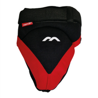Thumbnail for Evolution 1 Abdominal Guard Male Black/Red