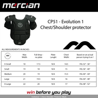Thumbnail for Evolution 1 Chest/Shoulder Protector Black