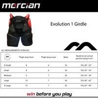 Thumbnail for Mercian Evolution 1 Girdle Black/Red with overshorts