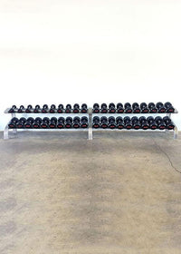 Thumbnail for Three Tier 15 Pairs Dumbbell Rack - Muscle D Fitness - Commercial Grade 3 Tier Dummbbell Rack