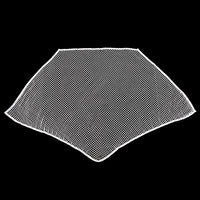 Thumbnail for Box Lacrosse Replacement Net - NetX1 - (7mm) Seamless One-Piece Lacrosse Net (4 ft.H x 4 ft.9 in.W x 4 ft.6 in.D) (White)