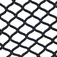 Thumbnail for Box Lacrosse Replacement Net - NetX1 - (7mm) Seamless One-Piece Lacrosse Net (4 ft.H x 4 ft.9 in.W x 4 ft.6 in.D) (Black)