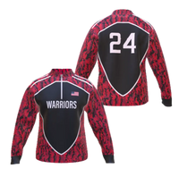 Thumbnail for 1/4 Zip Long Sleeve Warm-Up (Men’s, Women’s, Youth)