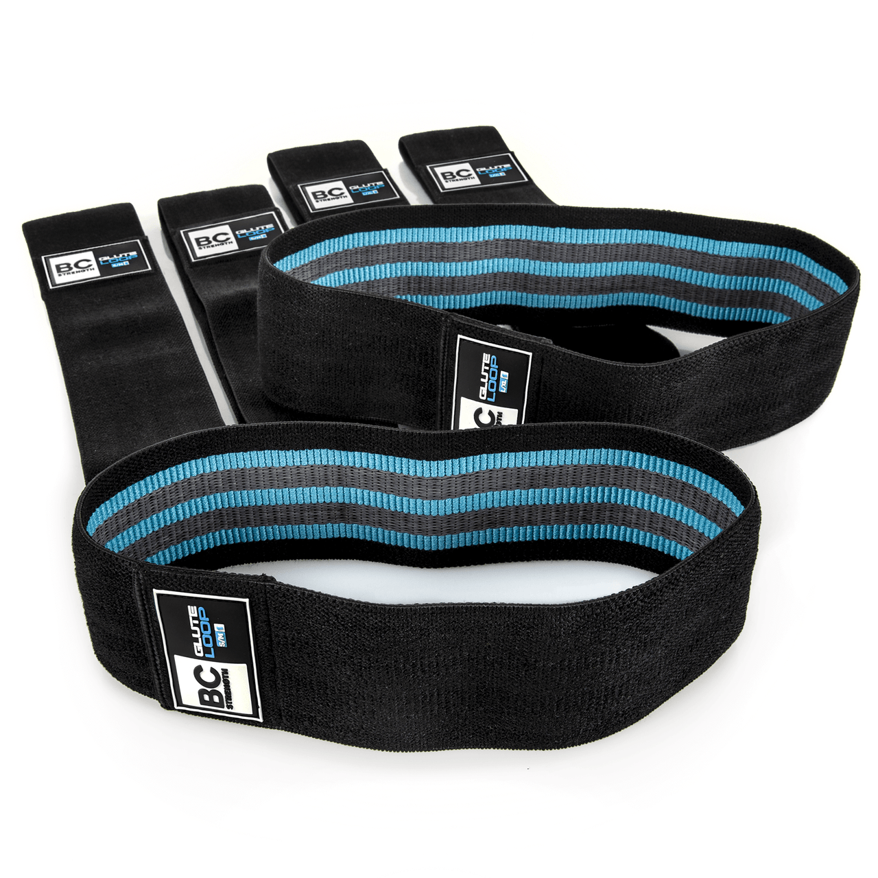 BC Strength Glute Loop Package with six resistance loops in two sizes
