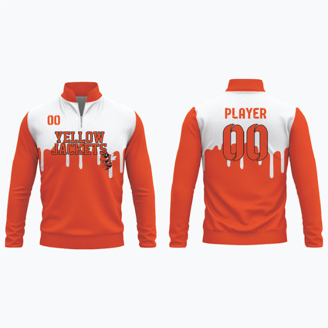 1/4 Zip Fleece Sweatshirt (Men’s, Women’s, Youth) example 9