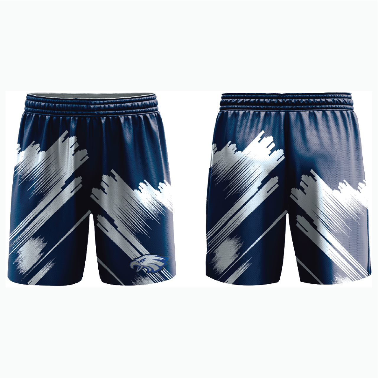 Standard Elastic Waist Shorts (Men’s 7″) Pockets example 12