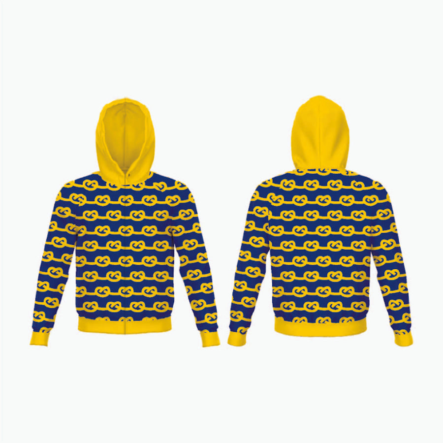 Full-Zip Hooded Warm-Up Jacket example 15