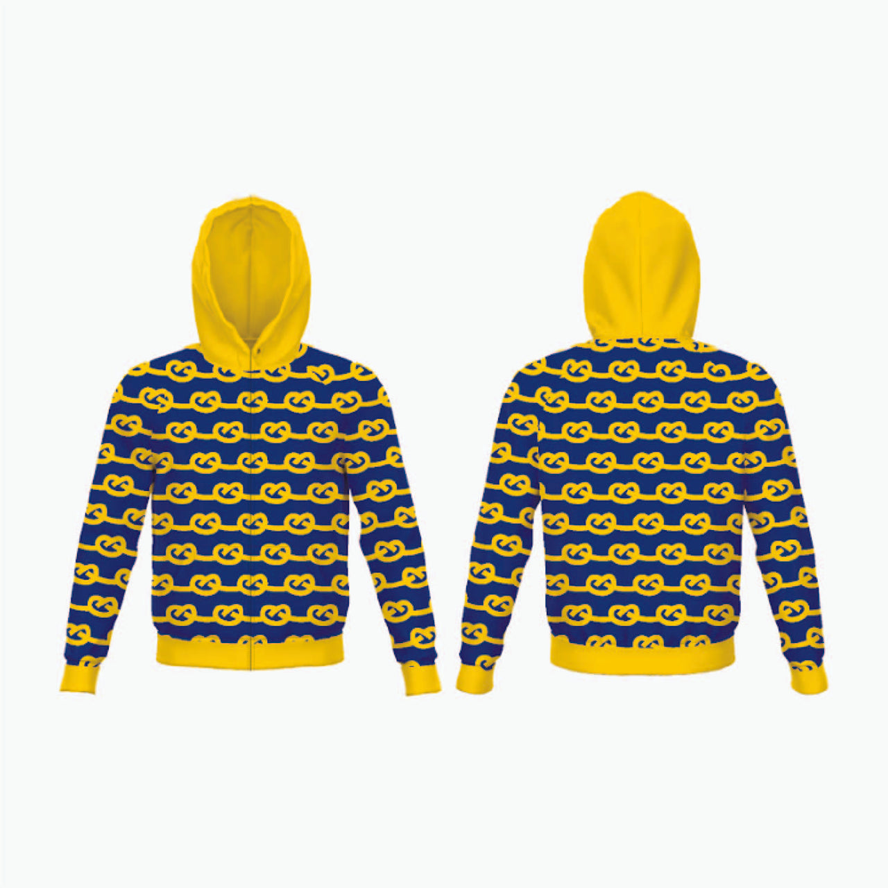 Full-Zip Hooded Warm-Up Jacket example 15