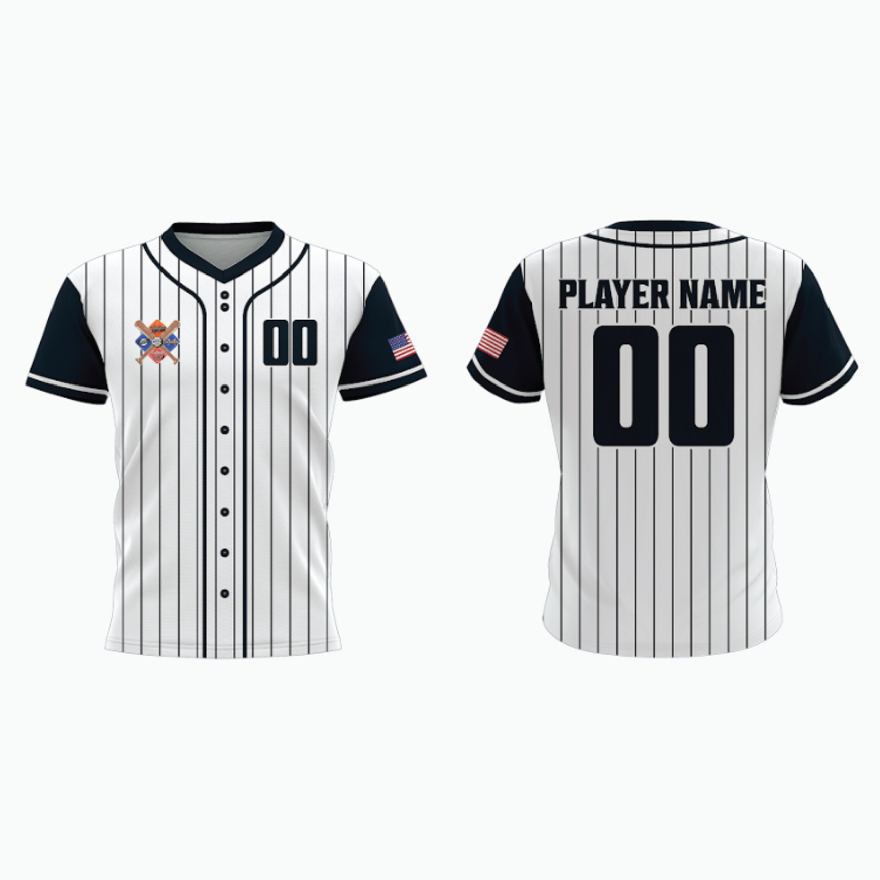 V-Neck Pullover Baseball Jersey example 12