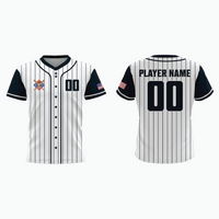 Thumbnail for V-Neck Pullover Baseball Jersey example 12