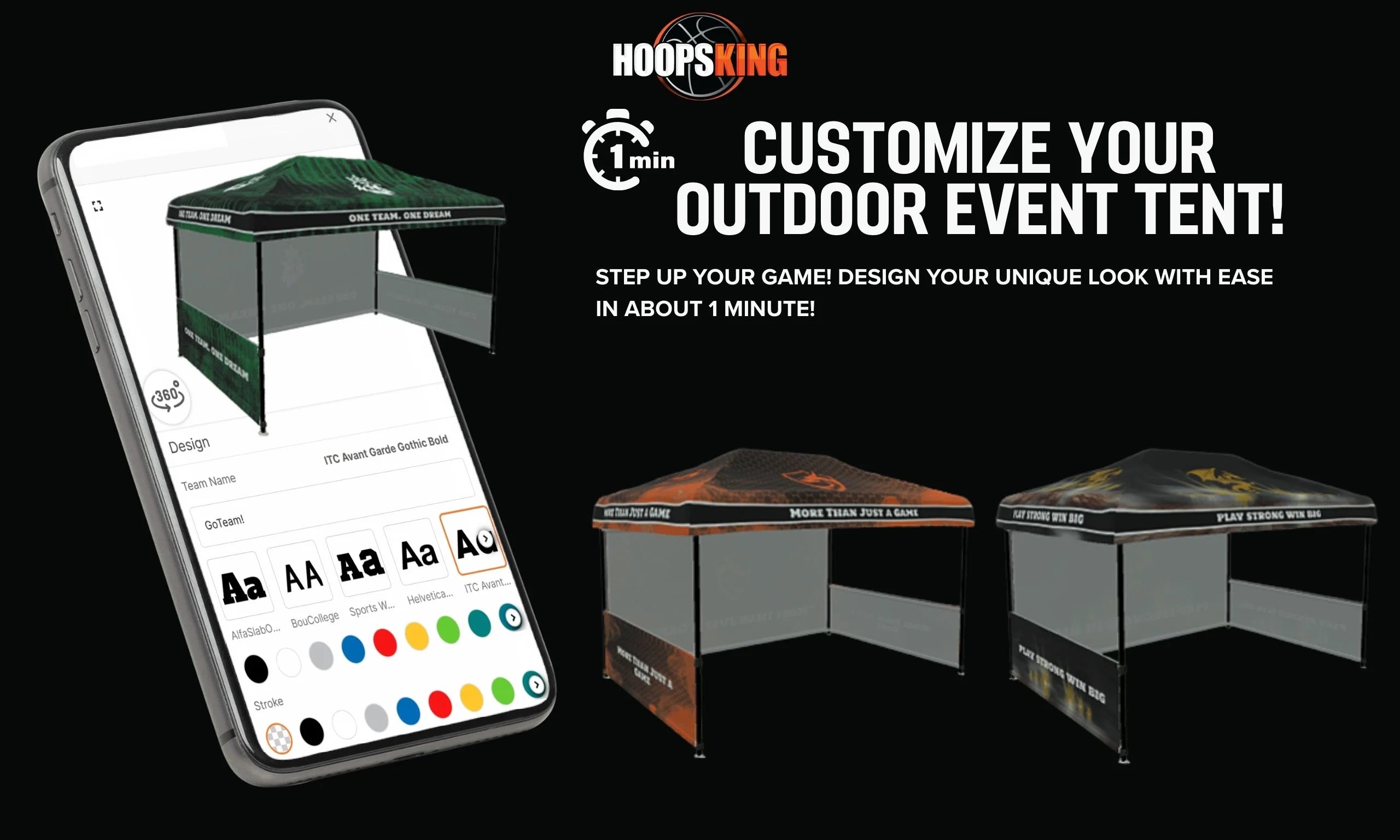 Hoopsking custom 32oz water bottle for athletes and coaches