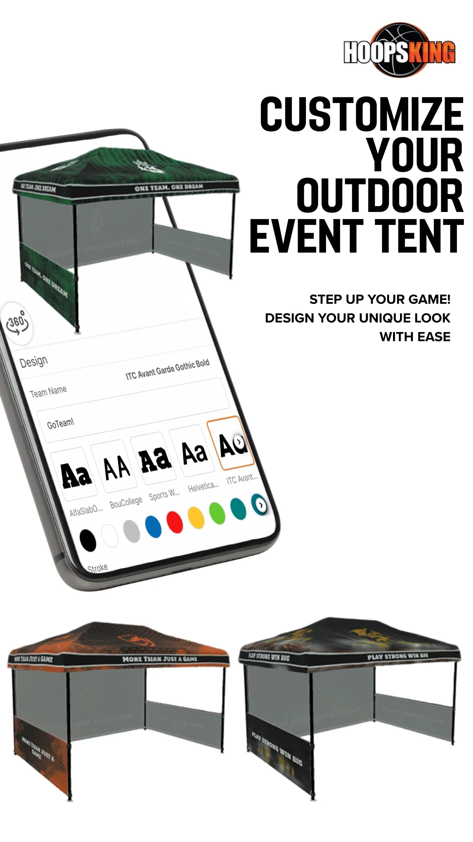 Hoopsking custom 32oz water bottle for athletes and coaches