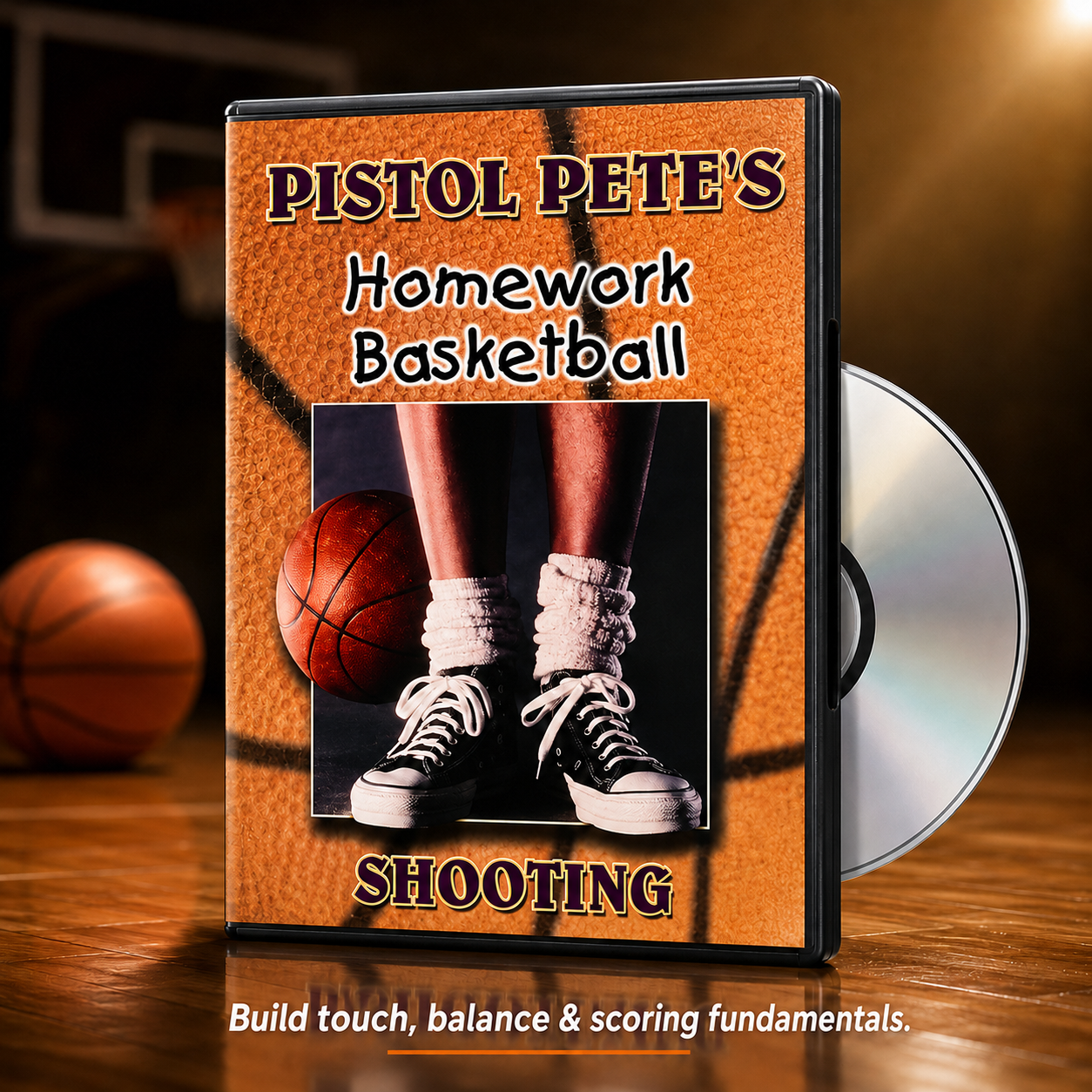 Pistol Pete Maravich teaching basketball passing fundamentals and footwork
