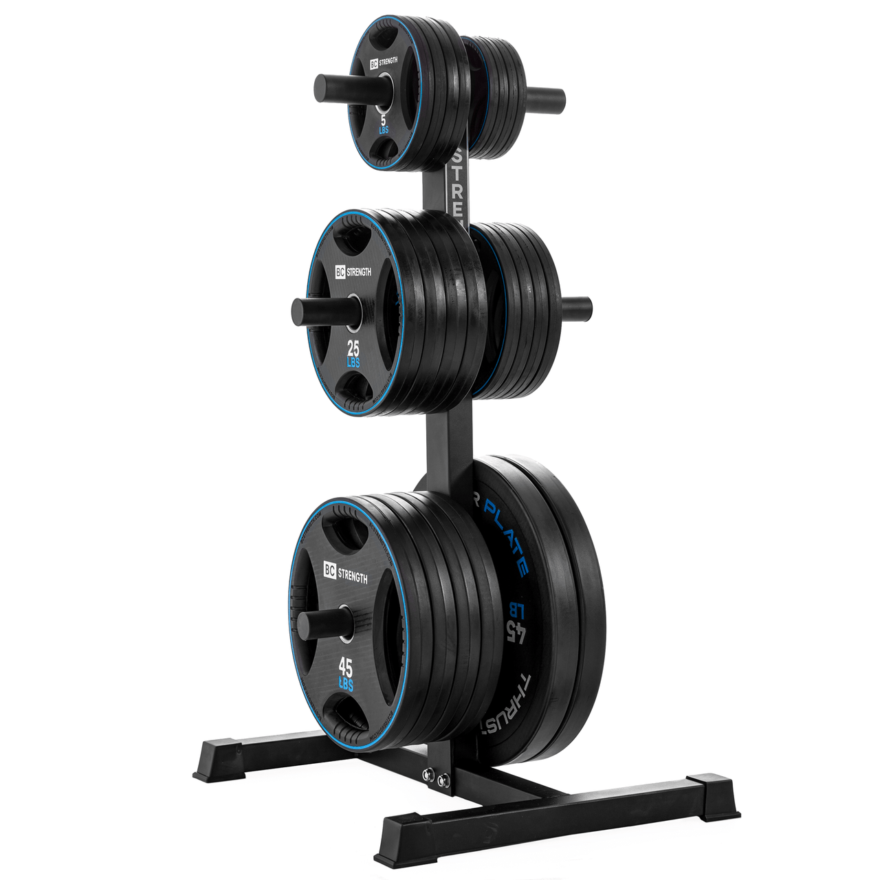 BC Strength Plate Tree heavy-gauge steel weight plate storage rack