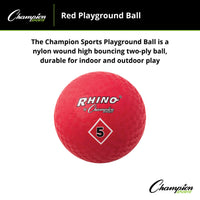 Thumbnail for Red playground ball for PE and kickball