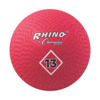 Thumbnail for Champion red playground ball 13 inch diameter