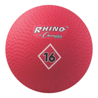 Thumbnail for Champion red playground ball 16 inch diameter