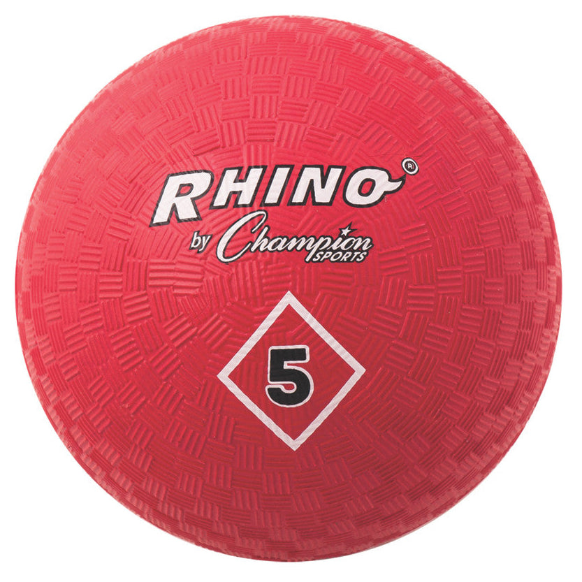 Red kickball and playground ball