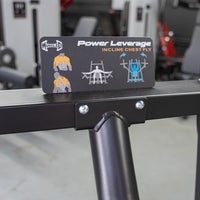 Thumbnail for Power Leverage V2 Incline Pec Fly | Iso-Lateral Chest Machine – Muscle D Fitness