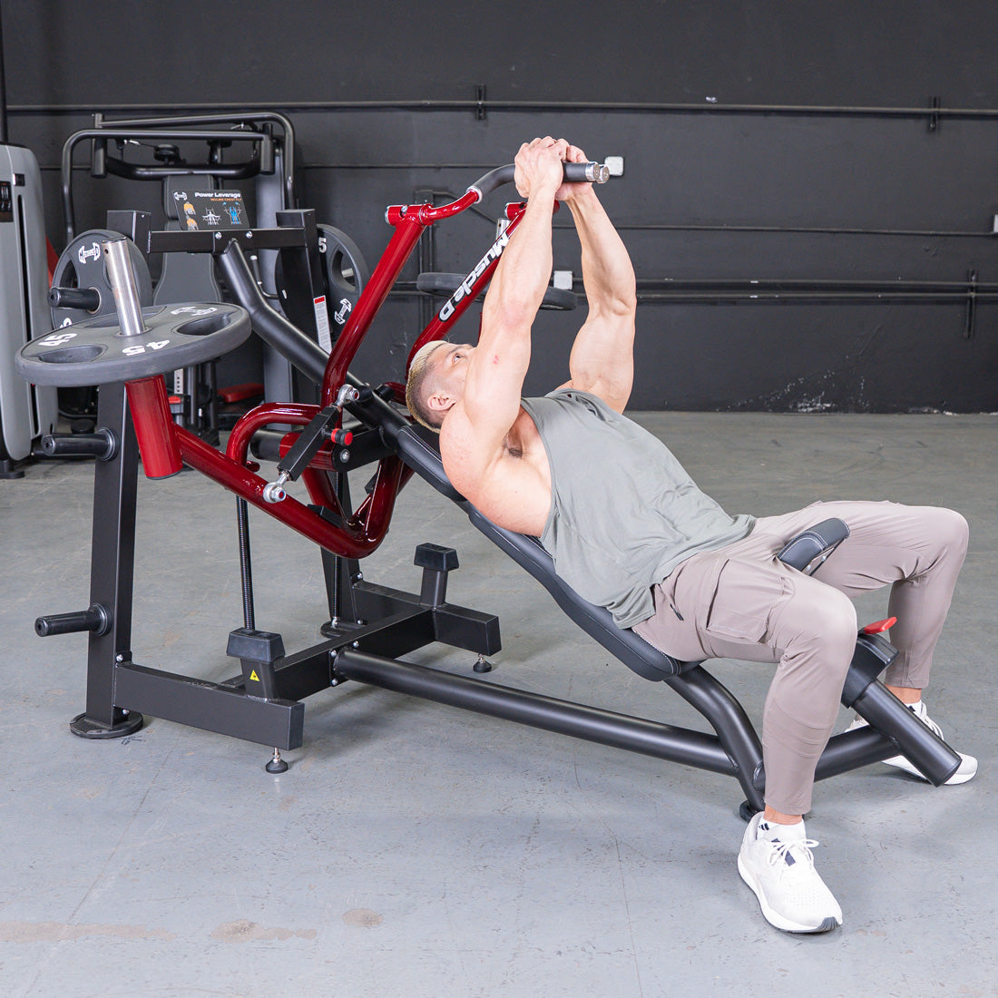 Pec Fly Power Leverage V2 Incline Pec Fly | HoopsKing