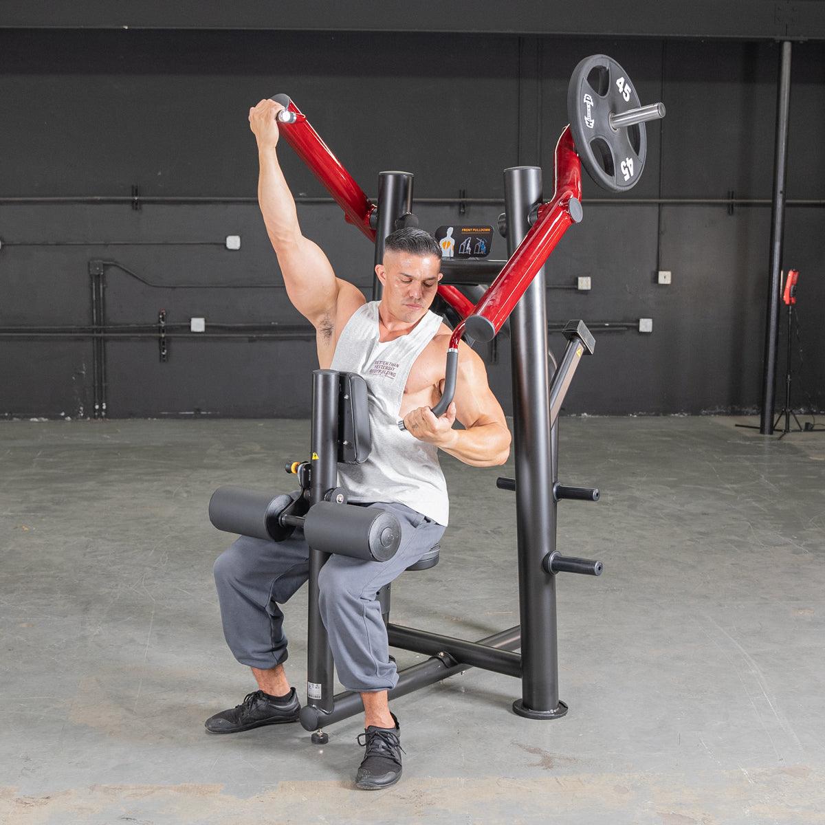 Lat Pull Low Gym Exercise Bar Power Leverage V2 Reverse Grip