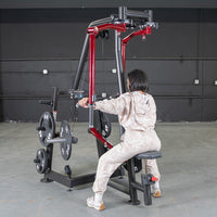 Thumbnail for Power Leverage V2 Seated Pec Fly / Rear Delt Combo - Plate Loaded - Weight Storage Included
