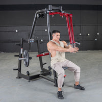 Thumbnail for Power Leverage V2 Seated Pec Fly / Rear Delt Combo - Plate Loaded - Weight Storage Included