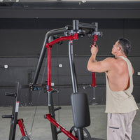 Thumbnail for Power Leverage V2 Seated Pec Fly / Rear Delt Combo - Plate Loaded - Weight Storage Included