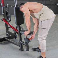 Thumbnail for Power Leverage V2 Seated Pec Fly / Rear Delt Combo - Plate Loaded - Weight Storage Included