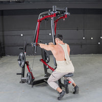 Thumbnail for Power Leverage V2 Seated Pec Fly / Rear Delt Combo - Plate Loaded - Weight Storage Included