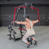Thumbnail for Power Leverage V2 Seated Pec Fly / Rear Delt Combo - Plate Loaded - Weight Storage Included