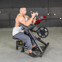 Thumbnail for Power Leverage V2 Biceps Curl / Preacher Curl - Muscle D Fitness