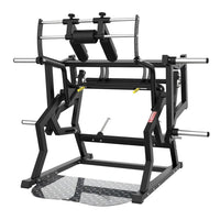 Thumbnail for Excel Power Hack Squat - Muscle D Fitness - Plate Load Heavy Squat Machine - Weight Storage Pegs - Safety Stop