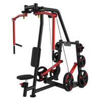 Thumbnail for Power Leverage V2 Seated Pec Fly / Rear Delt Combo - Plate Loaded - Weight Storage Included