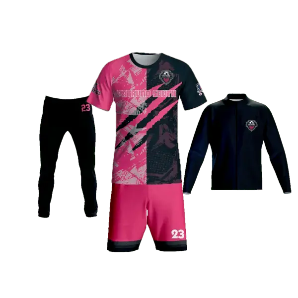 Pro Jersey & Short + Warm-Up Top & Bottom V-Neck