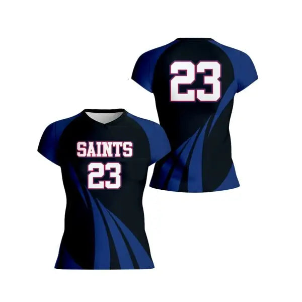 Cap Sleeve V-Neck Jersey (Women’s, Youth)
