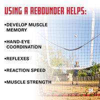 Thumbnail for Pitch Back Baseball / Softball Rebounder Pro