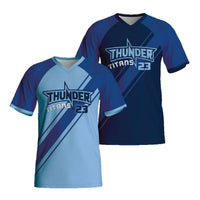 Thumbnail for Reversible Jersey (Double-Ply) V-Neck