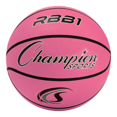 RUBBER BASKETBALL, PINK