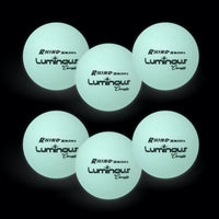 Thumbnail for Six glowing foam dodgeballs with 