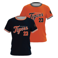 Thumbnail for Reversible jersey: one side navy with orange 