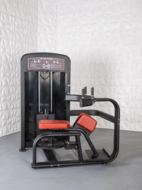 Thumbnail for Elite Selectorized Rotary Torso - Muscle D Fitness - Commercial - Adjustable Seat - Pin Selectorized Stack - Oblique Trainer