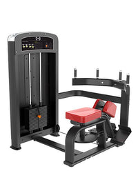 Thumbnail for Elite Selectorized Rotary Torso - Muscle D Fitness - Commercial - Adjustable Seat - Pin Selectorized Stack - Oblique Trainer